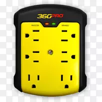 电源装置交流适配器黄色产品设计电子产品设计