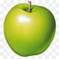 苹果汁水彩画-苹果