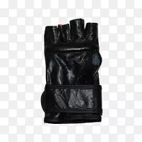 手套皮革产品黑色m-儿童跆拳道材料