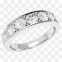 结婚戒指珠宝订婚戒指钻石白金戒指