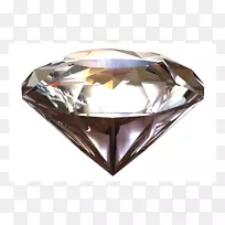 镶角钻石宝石戒指克拉-钻石