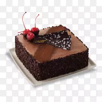 无糖巧克力蛋糕黑森林酒庄沙克托巧克力布朗尼-10特价