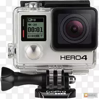 GoPro英雄4动作摄像机摄录机-GoPro