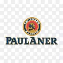 保莱纳啤酒厂标志保拉纳托马斯布朗非酒精酿造-6包，12 fl盎司瓶品牌字体-拜仁标志