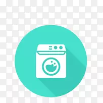洗衣房清洁自助洗衣房洗衣机图标