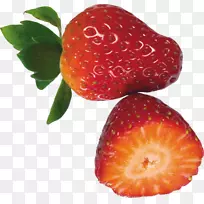 麝香草莓冰淇淋png图片素食烹饪-草莓