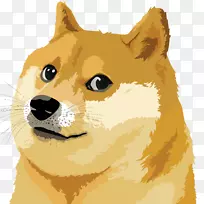 Shiba Inu Dogecoin剪贴画可伸缩图形-动画狗电视节目