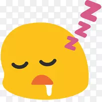 微笑表情符号睡眠表情短信