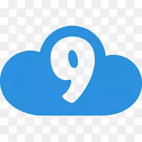 Cloud 9 ide集成开发环境GitHub云计算应用软件-云9徽标透明