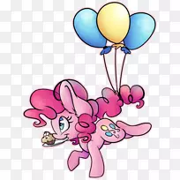 剪贴画气球粉红m卡通-气球
