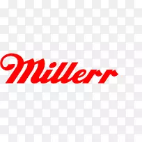 米勒酿造公司啤酒米勒精巧字体标志-啤酒
