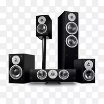 动态音频发射m20显示器扬声器？一对缎子黑色扬声器动态音箱发射丹麦制造的m30塔式扬声器？来自Audiomaxx高保真度点赞扬模型。