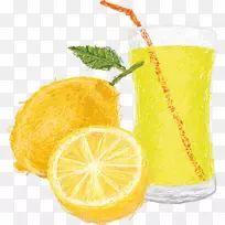 柠檬-莱姆饮料果汁插图橙汁饮料-柠檬