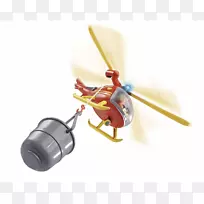 辛巴玩具9251661消防队员山姆瓦拉比直升机玩具机消防队员山里救援山姆直升机与图形玩具/斯皮尔佐格-直升机