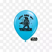 气球为什么惠特曼-派对德科开始5 StK。星球大战，赫尔布鲁字体标志-气球星