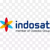 标识Indosat IM3 Ooredoo字体-轴银行徽标