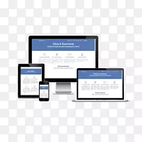 回应式网页设计网站发展网页模板系统-网页设计
