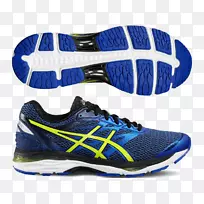 运动鞋Asics鞋跑动蓝靴