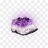 紫水晶宝石原料摄影水晶图像宝石