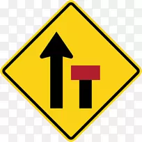 交通标志交叉口行车-道路