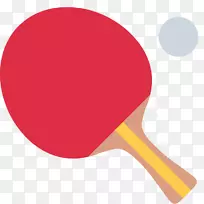 乒乓球、表情符号、乒乓球、网球、2-乒乓球