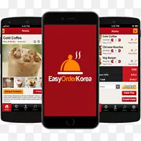 智能手机送餐厅特色手机食品行业