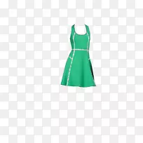 绿色鸡尾酒连衣裙