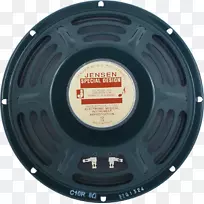 吉他扩音器，扬声器，吉他扬声器，jensen老式陶瓷jensen c10q 35w10“替换扬声器8欧姆-放大器低音音量