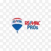 热气球标志品牌Re/max，LLC-美丽的房地产