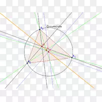 欧拉线点，欧拉定理，角线三角形