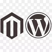 电子商务Magento内容管理系统计算机图标WordPress