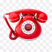 电话呼叫移动电话旋转式拨号家庭和商务电话.电话固定装置