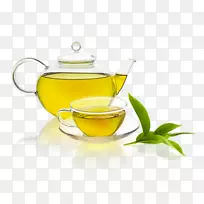 绿茶、草本茶、素食料理、茶树-绿茶