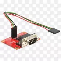 电气连接器rs-232串口raspberry pi通用输入/输出usb