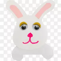 兔子复活节兔子毛绒玩具和可爱玩具-兔子