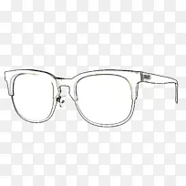 太阳镜护目镜产品设计-卷发