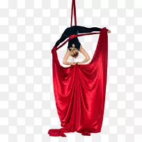 空中丝绸体操马戏团杂技-体操
