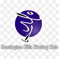 亨廷顿山滑冰俱乐部标志品牌字体产品-滑冰俱乐部