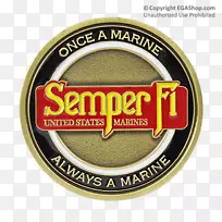美国海军陆战队字体产品-sumper fi