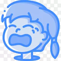 剪贴画表情电脑图标头像脸上带着喜悦的泪水表情符号-阿凡达
