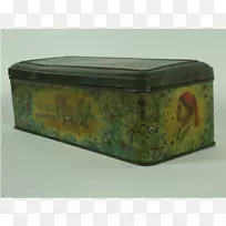 Objetos装饰古董装饰艺术英语语言盒-古董