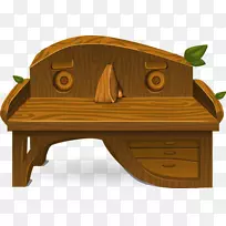 桌子家具抽屉夹艺术木料家具