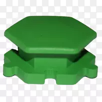 绿色产品设计塑料六角形