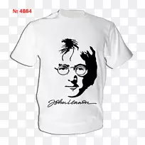想象一下：约翰列侬画的列侬壁t恤衫