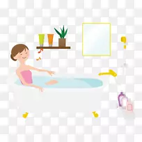浴室浴健美サポート整体院·めざめ体臭DR。布朗纳纯卡斯蒂尔液体肥皂浴缸