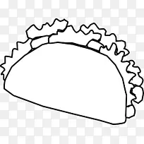 墨西哥色拉墨西哥菜剪贴画图形.快餐