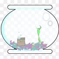 剪贴画水族馆鱼缸形象-鱼缸