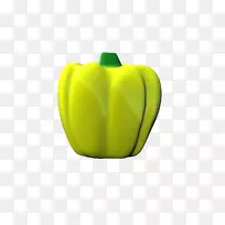 绿色产品设计水果黄胡椒