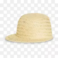 礼帽产品设计米色帽