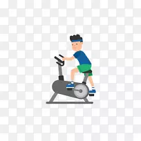 椭圆运动鞋运动自行车健身重量训练自行车